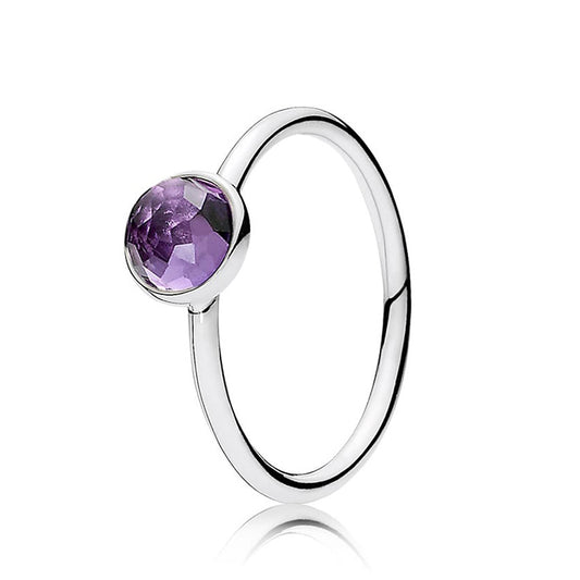 February Drop Ring - Pandora