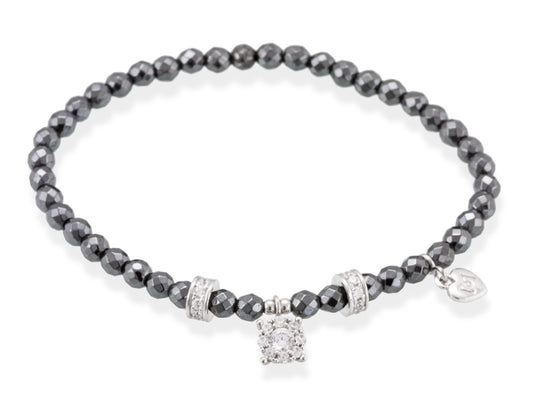 White ODEI bracelet in silver