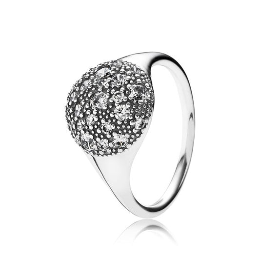 Pandora Cosmic Star Ring 190914CZ Size 52