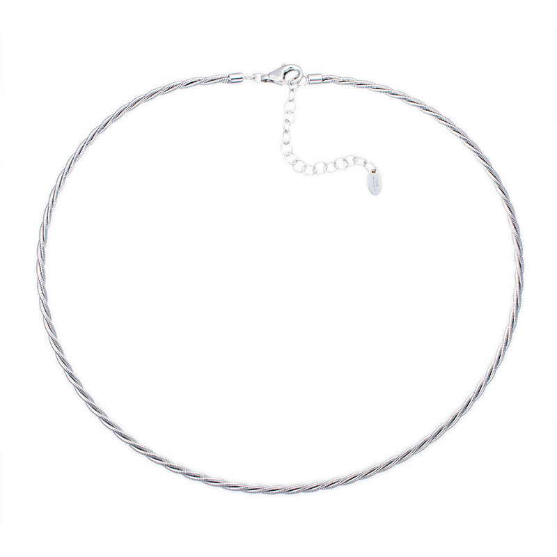Pesavento DNA Rhodium Necklace WDNAG750