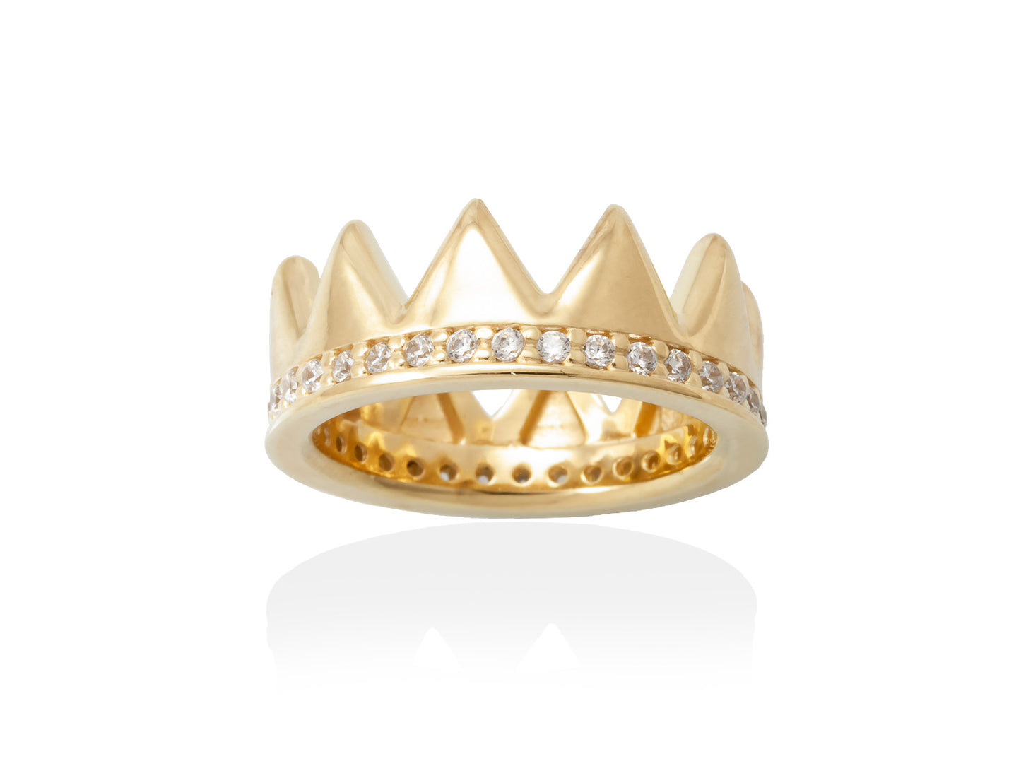 BALANCE ring in golden silver