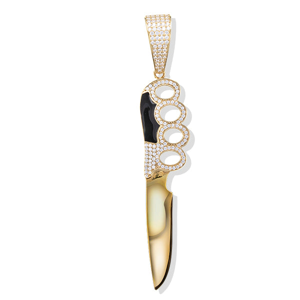 Dagger Pendant in 18k Gold