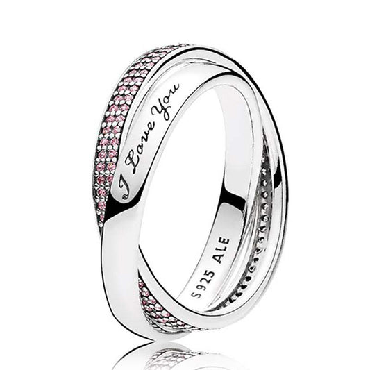 Anillo Pandora Compromiso Talla 52 en Plata