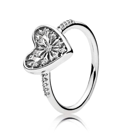 Anillo Pandora Corazón de Invierno 196371CZ