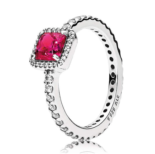 Anillo Pandora Elegancia Atemporal Rojo 190947SRU