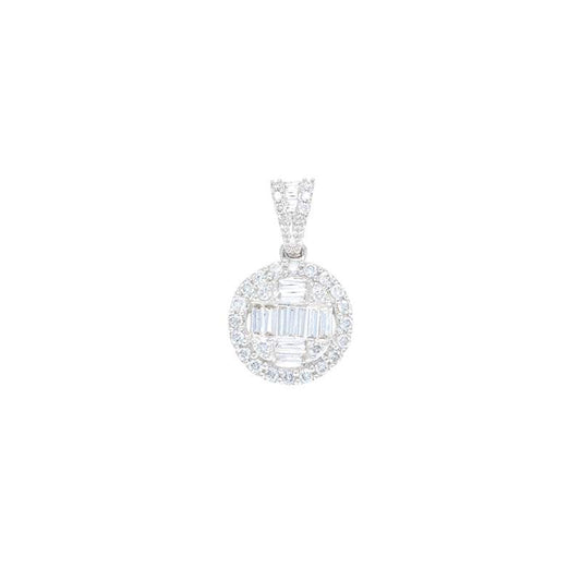 Colgante AVANT Diamantes Baguette Oro Blanco 18K