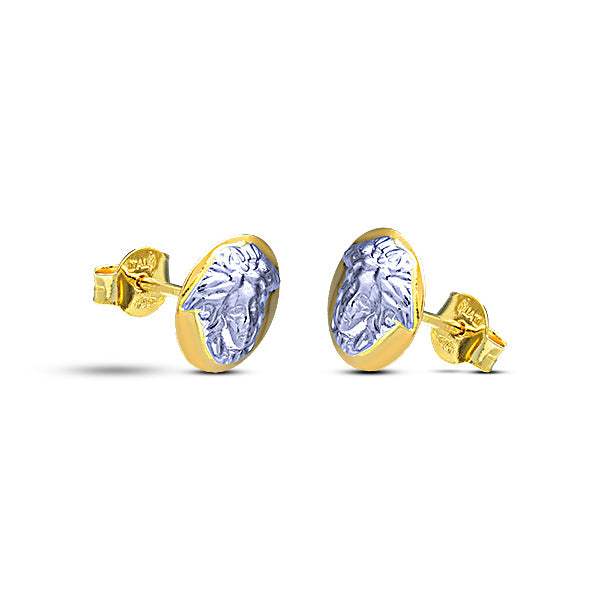 Pendientes Medusa Mini Oro 18k versace style