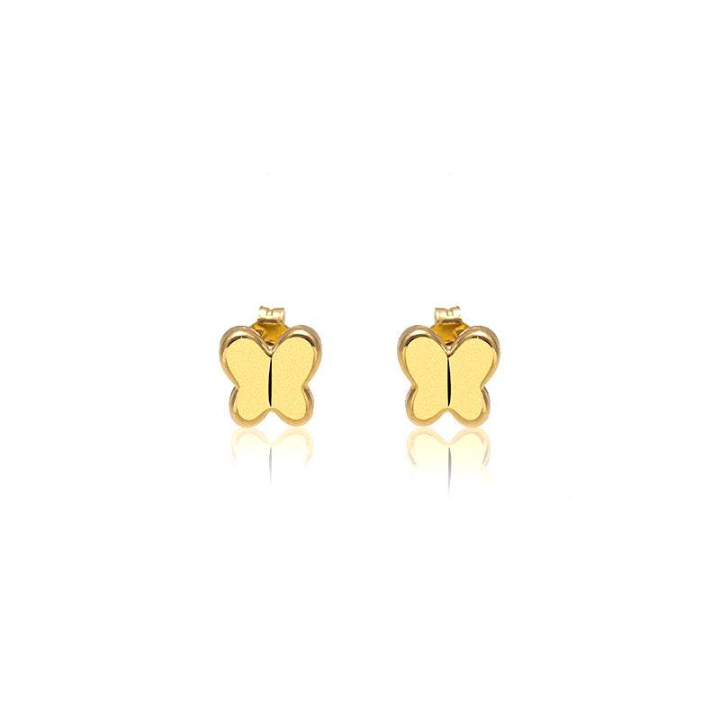Pendientes de Mariposa en oro Amarillo 18K