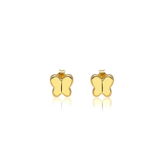 Pendientes de Mariposa en oro Amarillo 18K