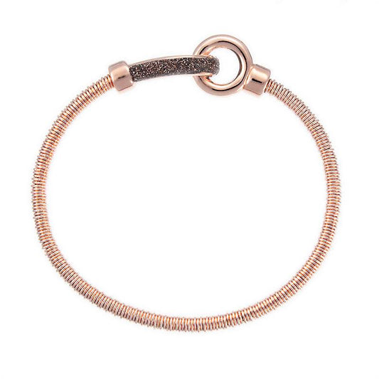 Pulsera POLVERE DI SOGNI Rosa Marron Talla S