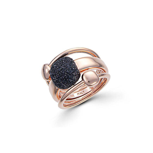 Sortija POLVERE DI SOGNI Rosa Negro WPLVA2131/M pesavento