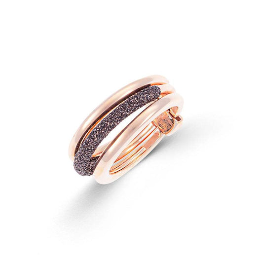 Sortija POLVERE DI SOGNI fino Rosa Marron WPLVA717 pesavento