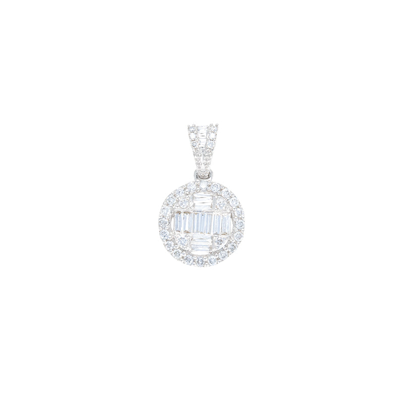 Colgante AVANT Diamantes Baguette Oro Blanco 18K