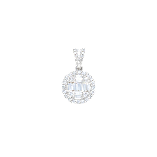 Colgante AVANT Diamantes Baguette Oro Blanco 18K