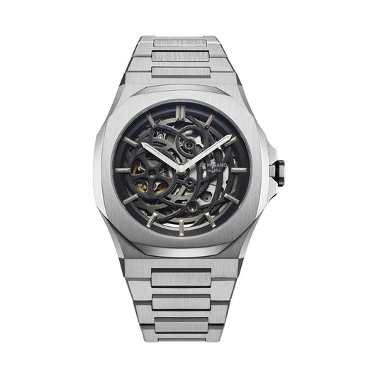 Watch D1 Milano SKELETON Silver SKBJ10