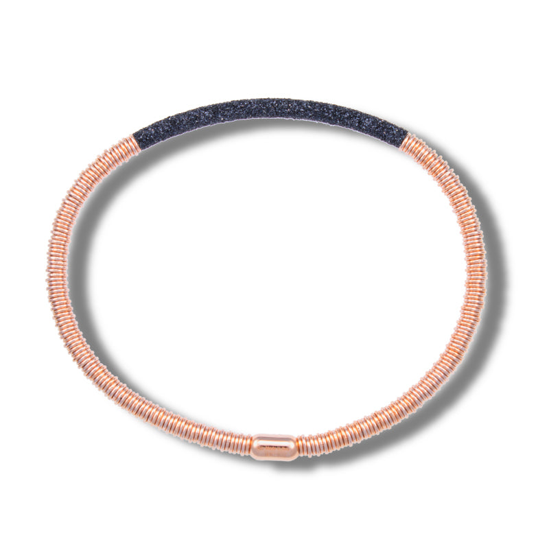 Pulsera POLVERE SI SOGNI Rosa Negro WPLVB923