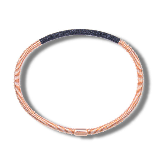 Pulsera POLVERE SI SOGNI Rosa Negro WPLVB923