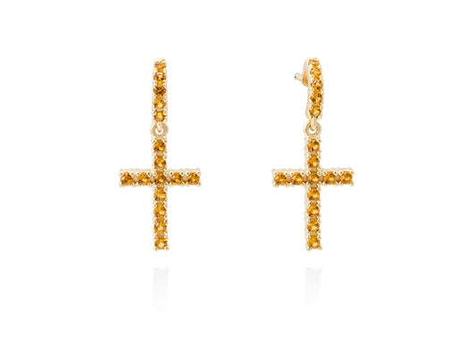 Pendientes BAD Champan en plata Dorada