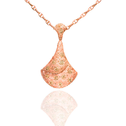18k Rose Gold Flamenco Collection Pendant