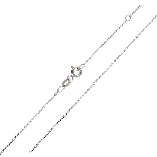 Cadena Sublime eslabón forzada oro blanco 18K