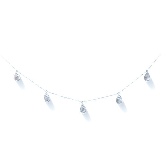 Collar EXTASIS de Oro Blanco con Diamantes