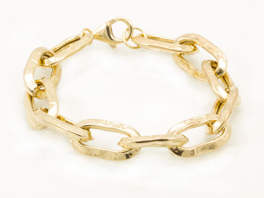 Open Link Bracelet Silver Plated