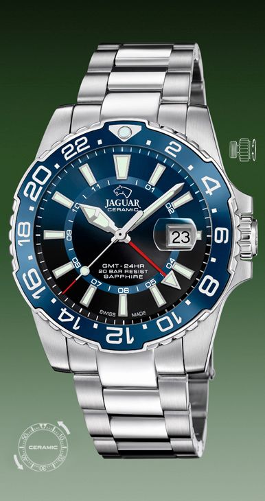 Jaguar GMT Swiss made watch J1011/2