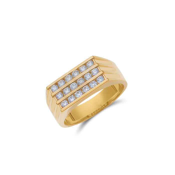 Imperium Anillo Oro Amarillo y Diamantes