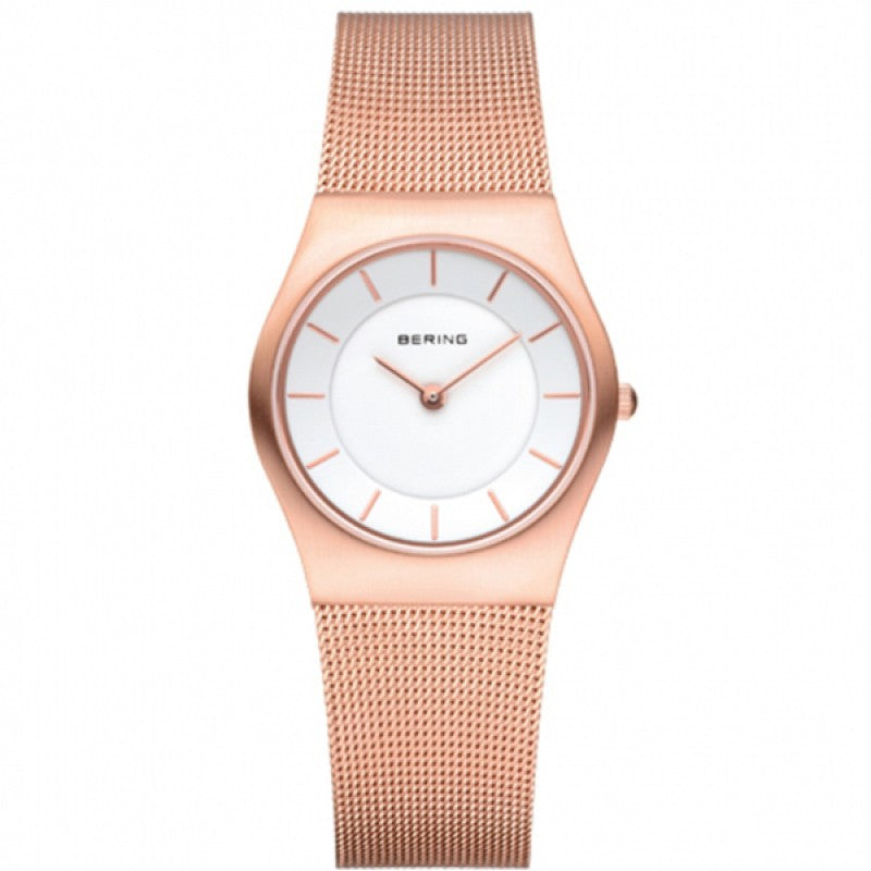 Bering Minimalist Rose Gold Watch 11930-366