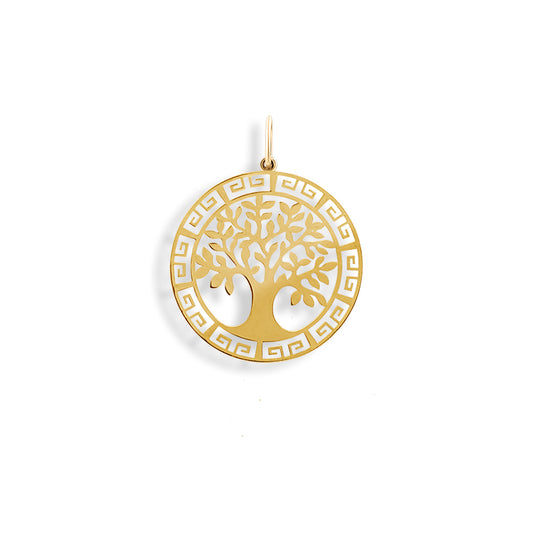 Tree of Life Pendant in 18k Yellow Gold