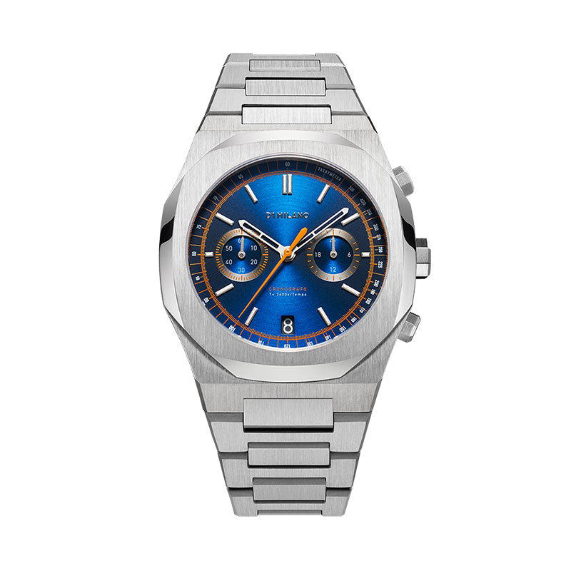 D1-Milano Royal Blue Chronograph Watch D1-CHBJ09