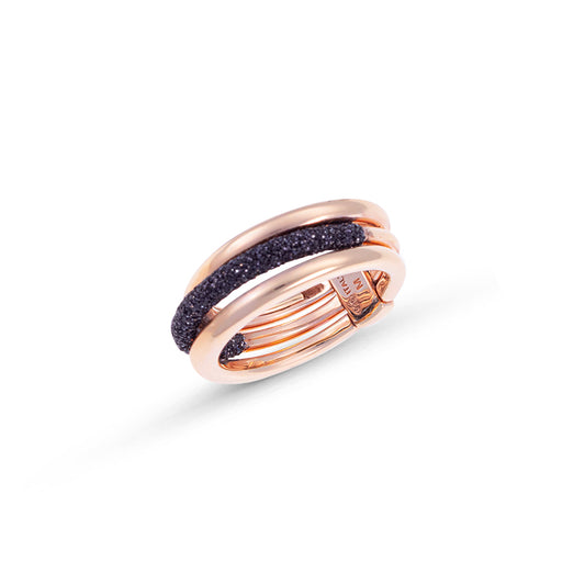 Sortija POLVERE DI SOGNI fino Rosa Negro WPLVA716