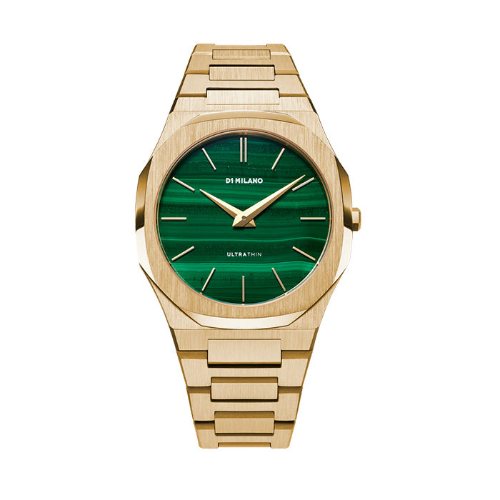 D1 Milano Ultrathin MALACHITE watch