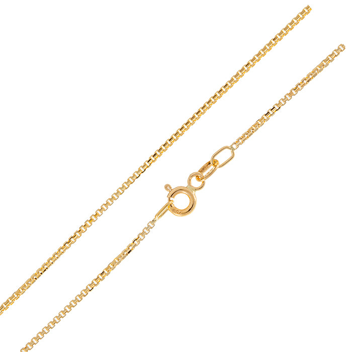 18K Yellow Gold Venetian Chain – 40 cm