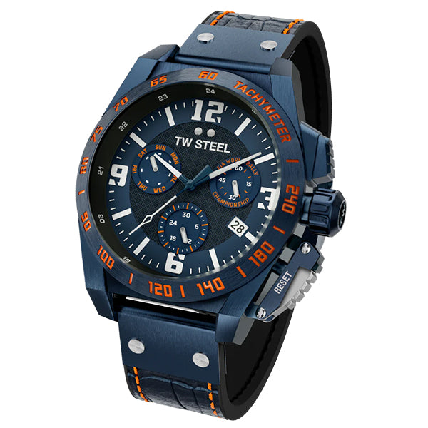Reloj TW Steel WRC 46mm Esfera Azul  TW1020