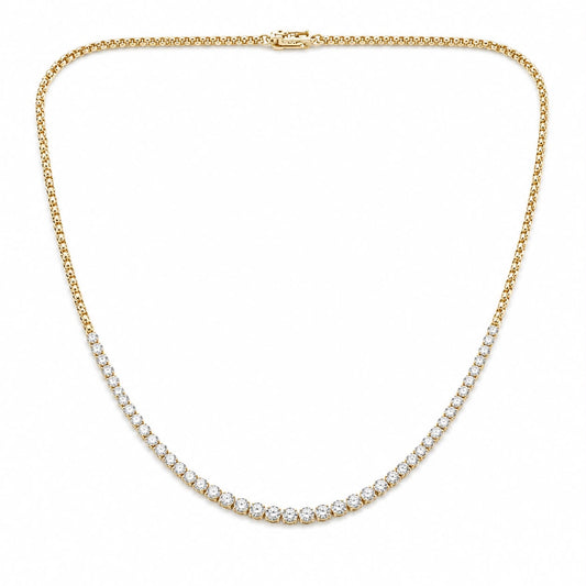 COLLAR ORO AMARILLO 18KT CON DIAMANTES