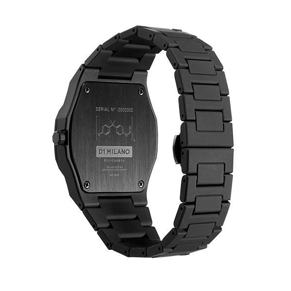Reloj D1 Milano Polycarbon SHADOW Negro  PCBJ10