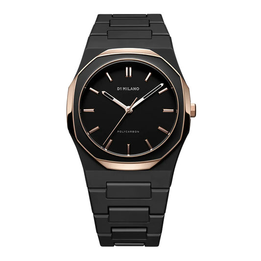 D1 MILANO Polycarbon BLACK MESH watch