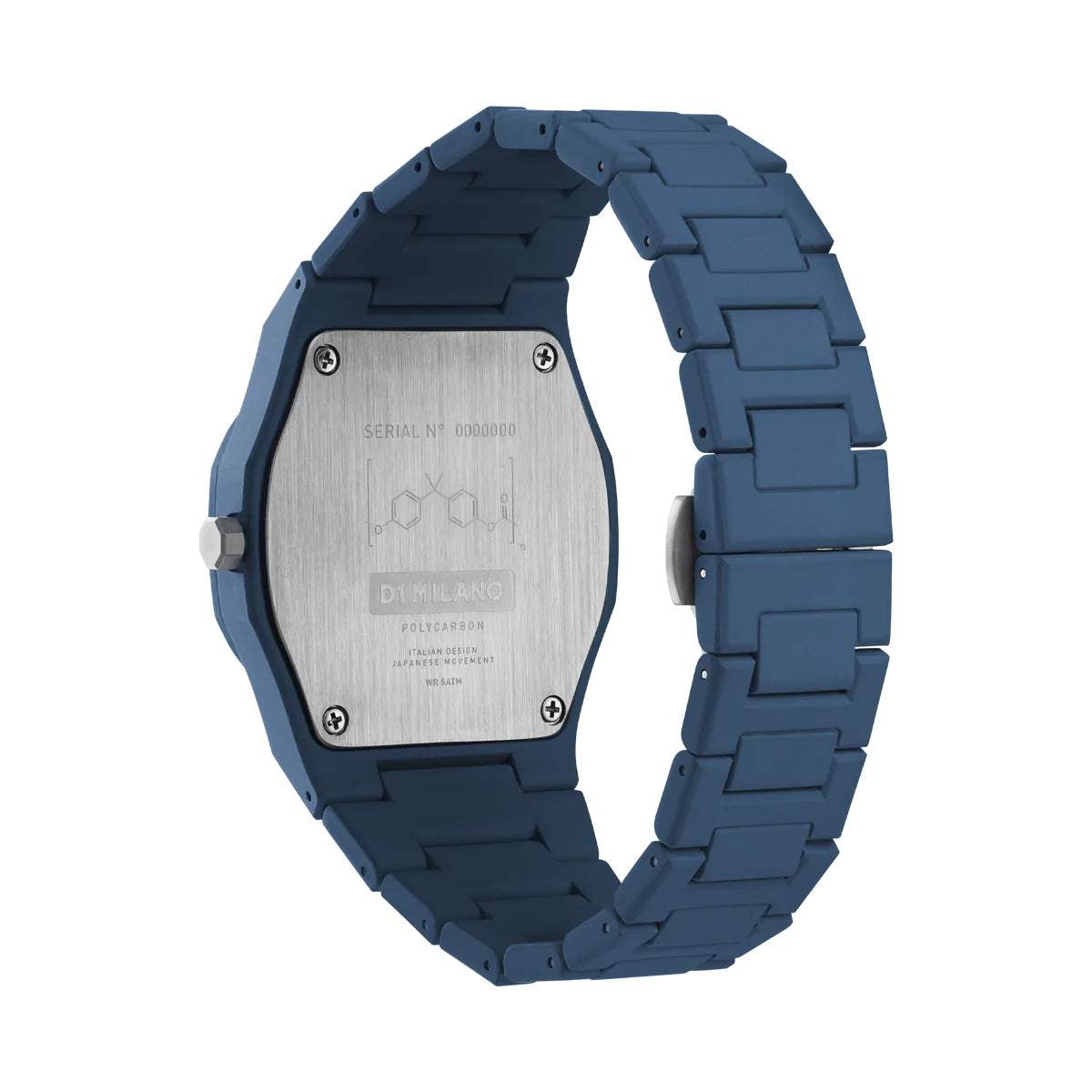 Reloj D1 Milano PolyCarbon NAVY BLUE D1-PCBJ21